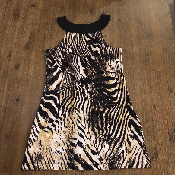 GUESS Tie neck Animal-print top - Picture 2 of 8